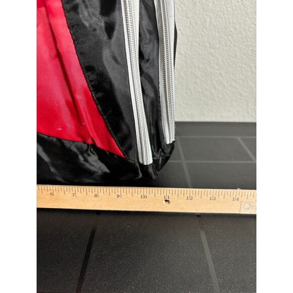 Columbia Trekster Diaper Bag Backpack Straps Red Black - Picture 3 of 11